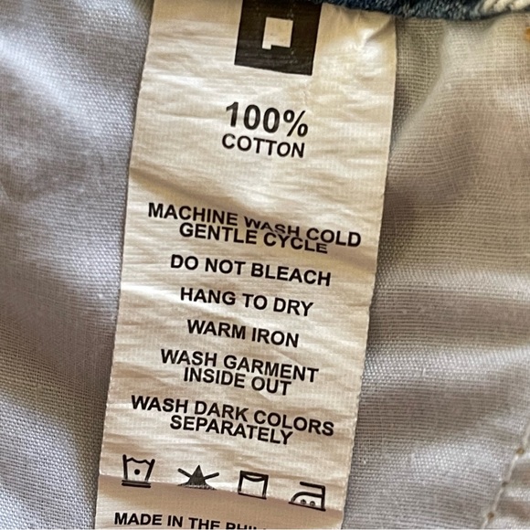 PENSHOPPE Denimlab Distressed light wash denim Jean Shorts S - Picture 4 of 6